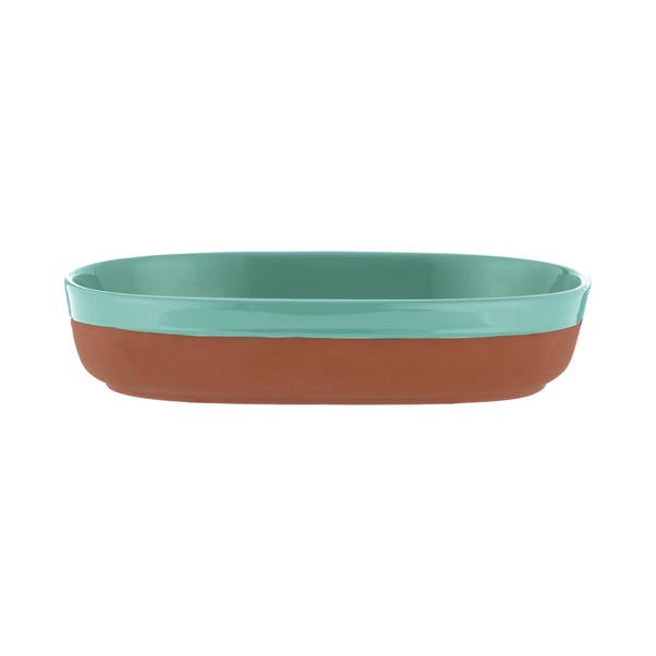 Typhoon World Foods Green Oval Oven Dish 28cm image 1 of 2