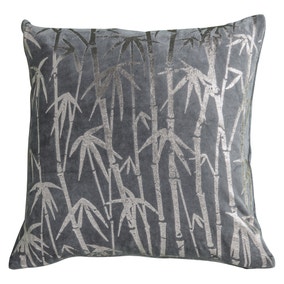 Foil Printed Bamboo Palm Cushion