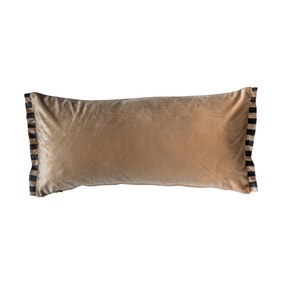 Oxford Stripe Velvet Cushion