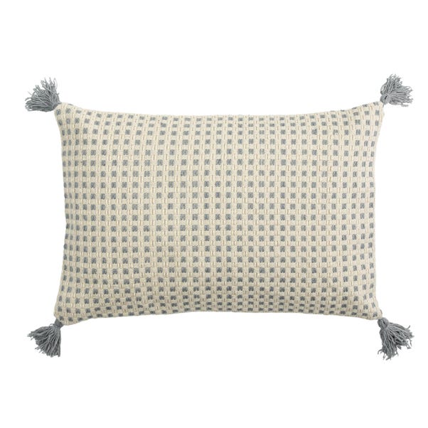Simply Green Coconut Grove Tassel Cushion Grey