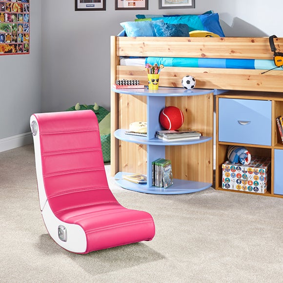 X Rocker Play 2.0 Stereo Audio Floor Rocker Gaming Chair Dunelm