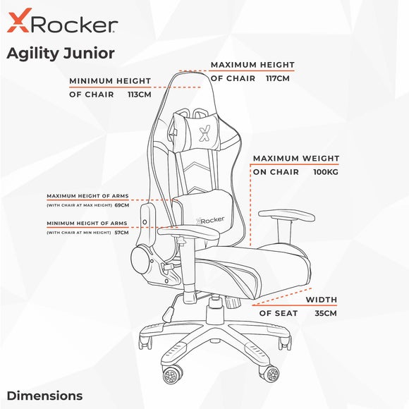 x-rocker-agility-junior-esports-gaming-chair-dunelm