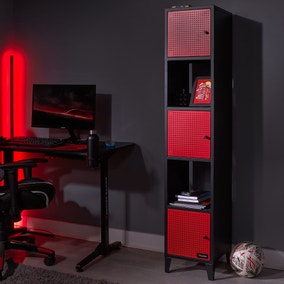 X Rocker MESH TEK Tower Shelf Cabinet with 5 Cube Storage