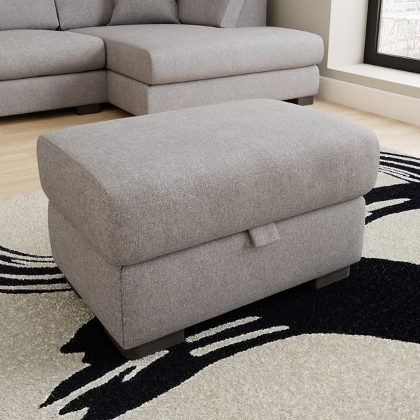 Carson Soft Texture Large Storage Footstool image 1 of 10