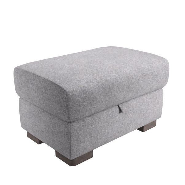 Carson Soft Texture Large Storage Footstool | Dunelm