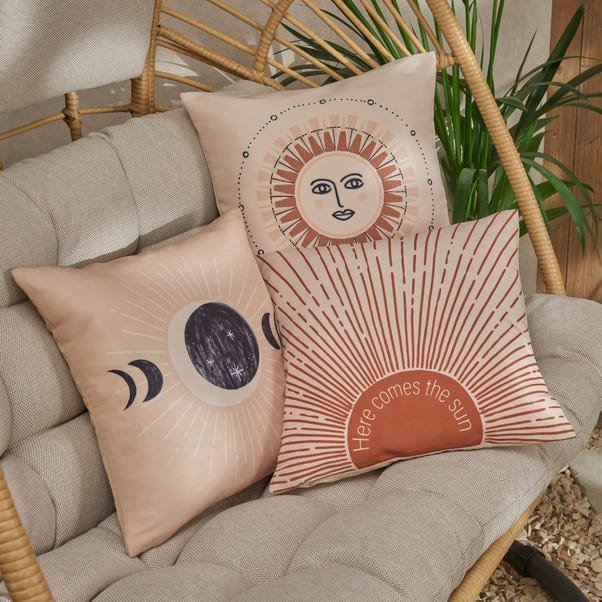 Artisan Pack of 3 Outdoor Cushion Covers image 1 of 6
