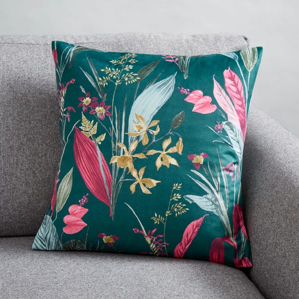 Tropical Velour Cushion image 1 of 6