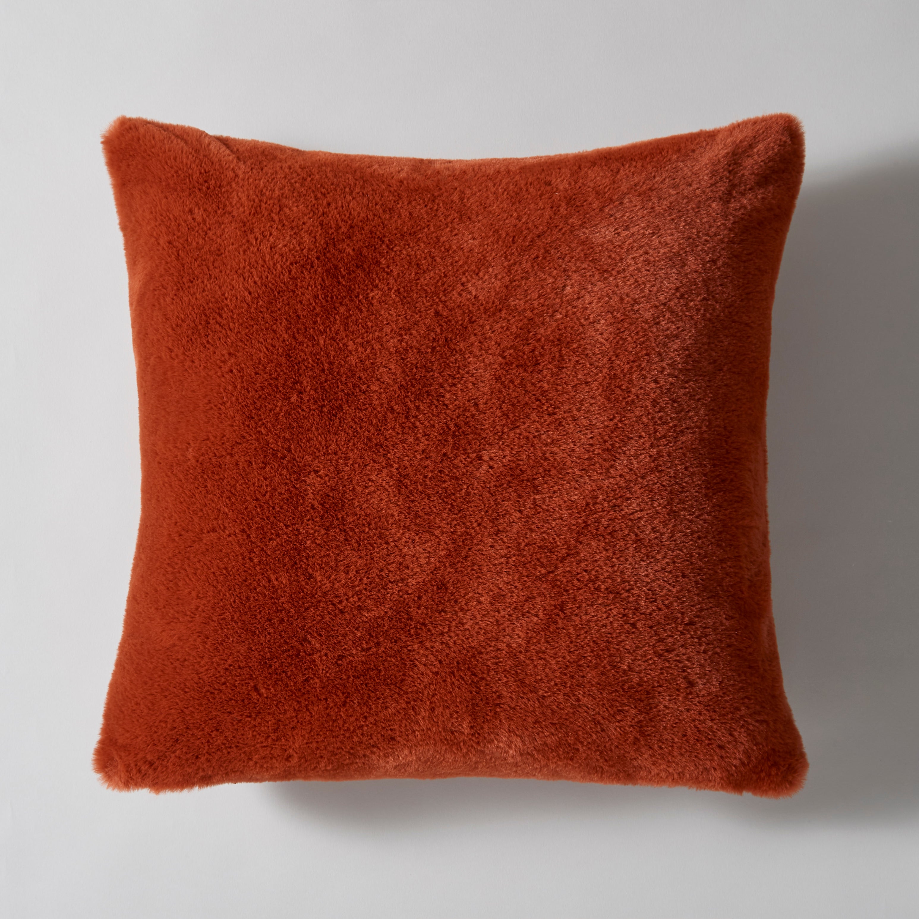 Adeline Faux Fur Cushion Cover Brown