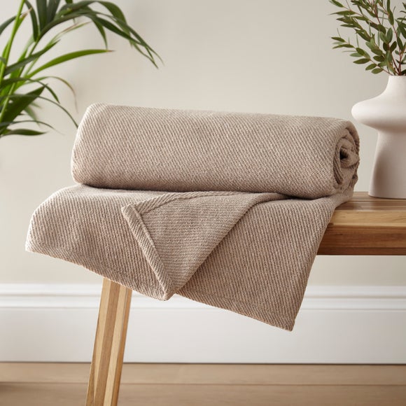 Dunelm grey throw online for bed