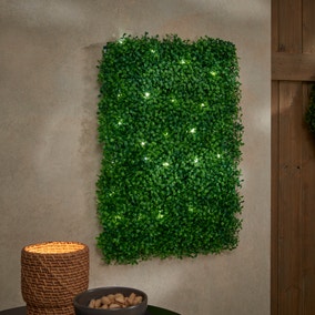 Artificial Wall Panel with LED Lights