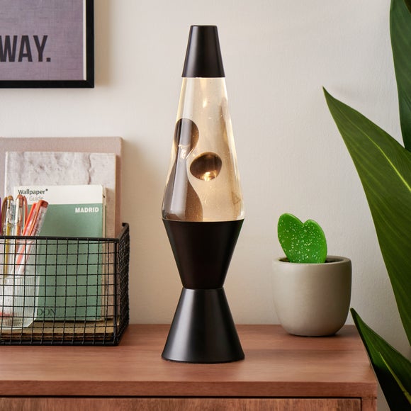 lava lamp black