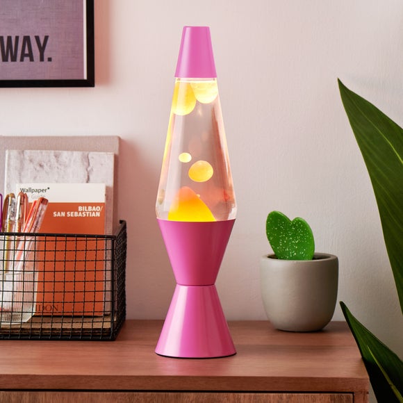 hot pink lava lamp