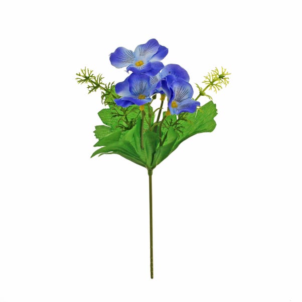 Artificial Blue Pansy Pick image 1 of 1