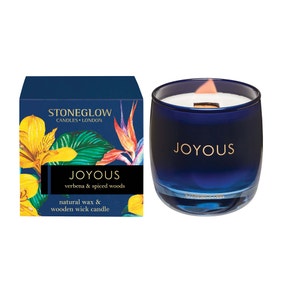 Verbena & Spiced Woods Joyous Scented Candle