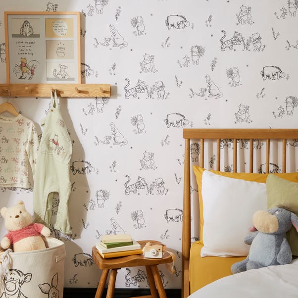 Disney Winnie Mindful Pooh Wallpaper Natural
