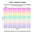 Ombre Rainbow Large Mural MultiColoured