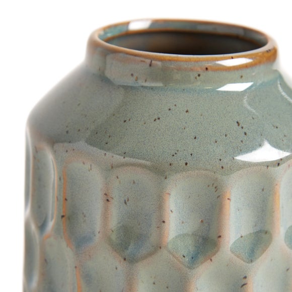 Concave Ceramic Vase Dunelm