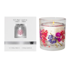 Wild Berries & Rose Scented Pillar Candle