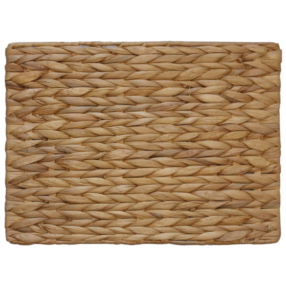 Set Of 2 Rectangle Water Hyacinth Placemats | Dunelm