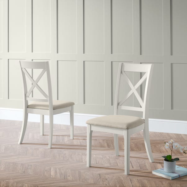 Provence Set of 2 Dining Chairs, Grey image 1 of 6