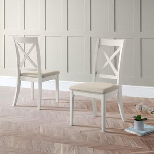 Provence Set Of 2 Dining Chairs- Grey
