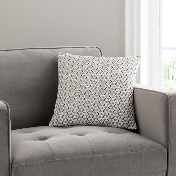 Cut Velvet Mini Triangles Cushion
