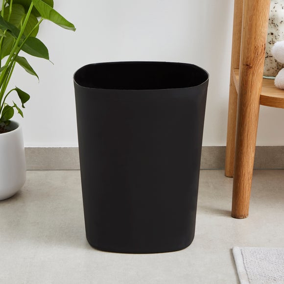 Black sale plastic dustbin