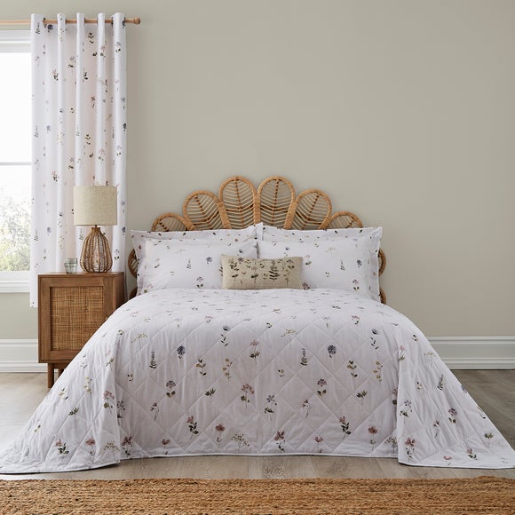 Pressed Floral Bedspread