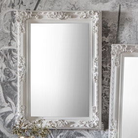 Liberty Rectangle Mirror  114 x 83cm White