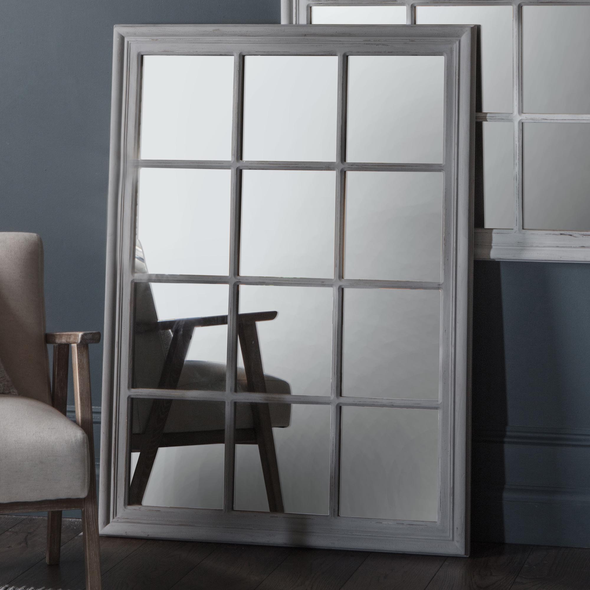 Lenox Wall Mirror 95x130cm Grey