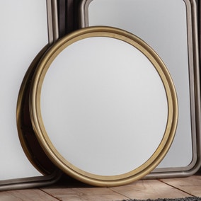 Bellevue Round Mirror 76cm Brass