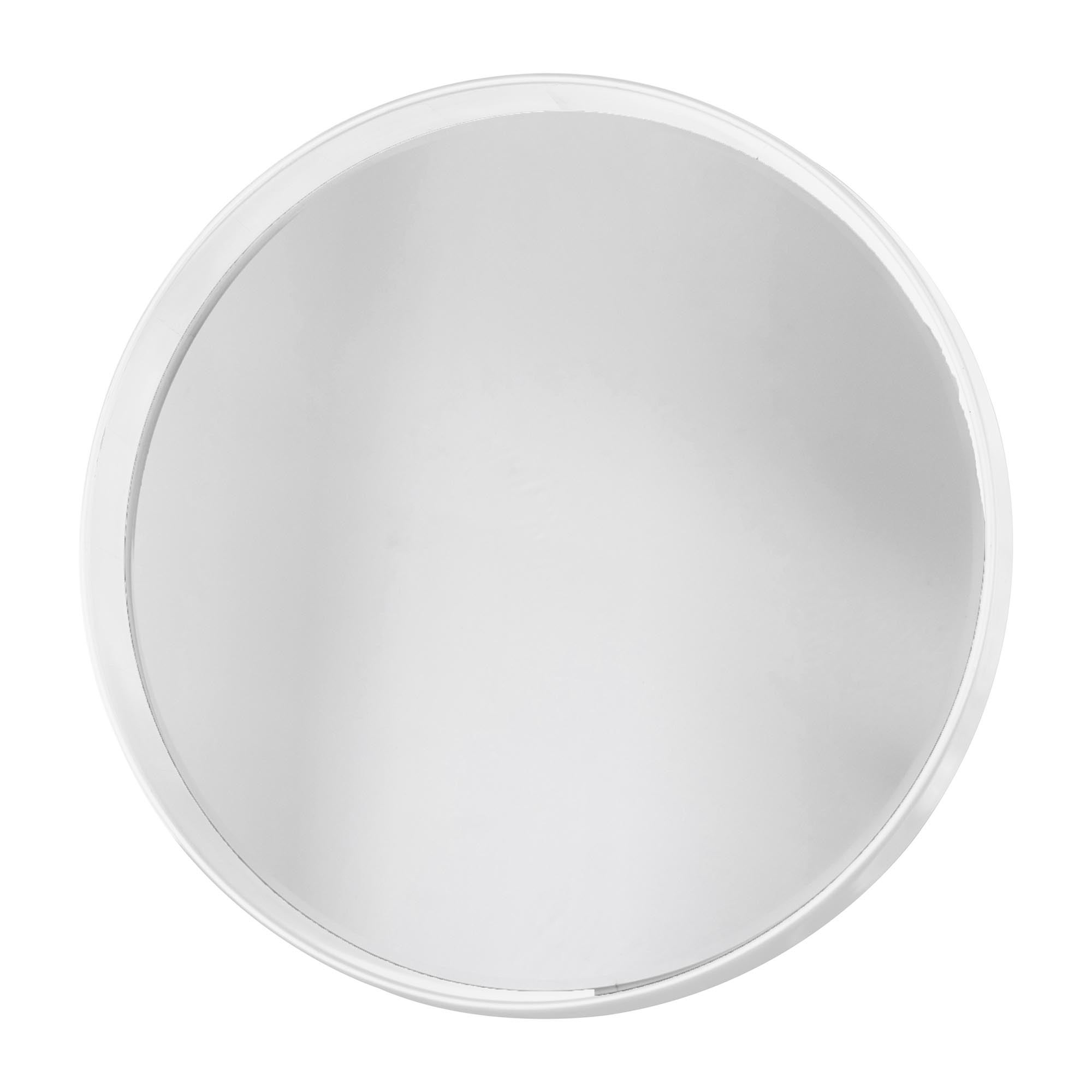 Savona Round Wall Mirror 95cm White