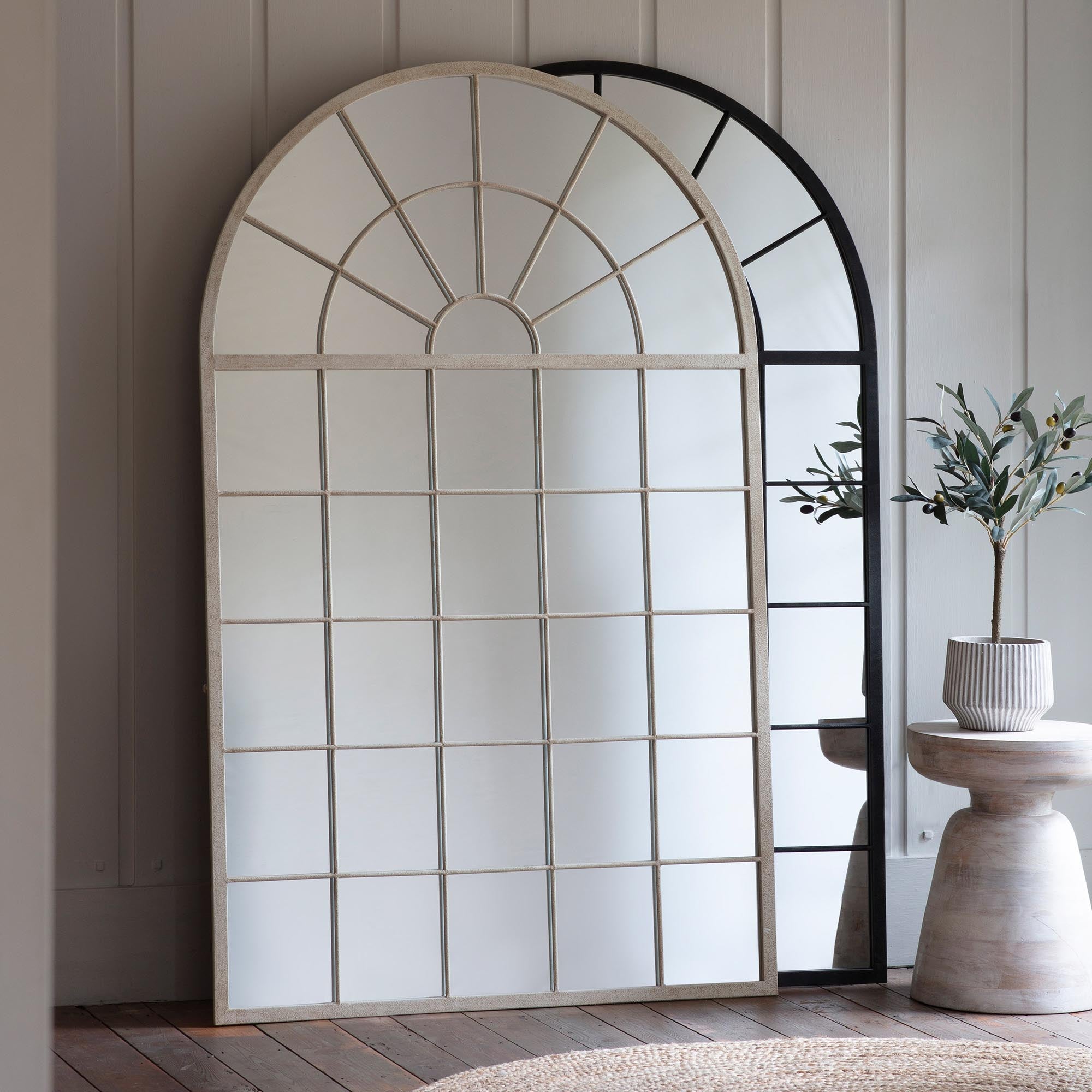 Richmond Arched Window Full Length Leaner Mirror