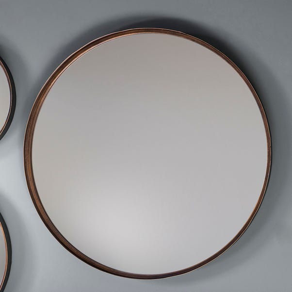 Set of 2 Ruse Round 61cm Wall Mirrors image 1 of 3