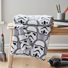 Star Wars Grey Storm Trooper Fleece Blanket