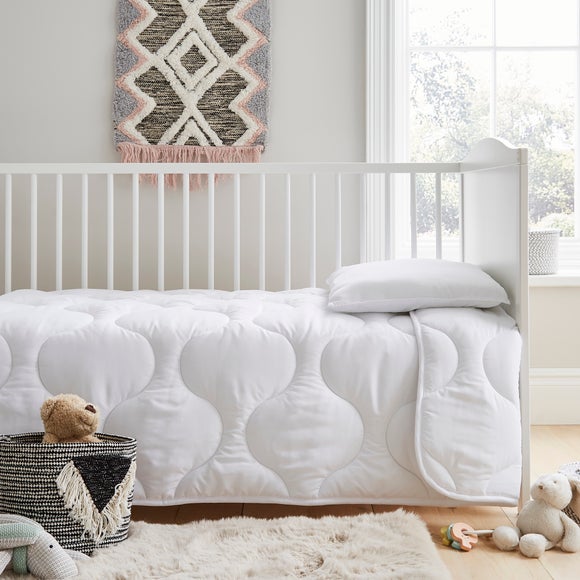 Cot bed shop duvet and pillow