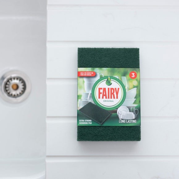 Pack of 3 Fairy Scourer Pad