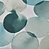 Watercolour Circles Teal Duvet Cover and Pillowcase Set Teal (Green) undefined