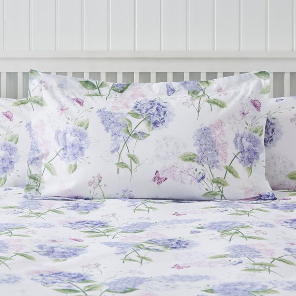 Wild Hydrangea Lilac Oxford Pillowcase image 1 of 3