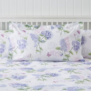 Wild Hydrangea Polycotton Oxford Pillowcase