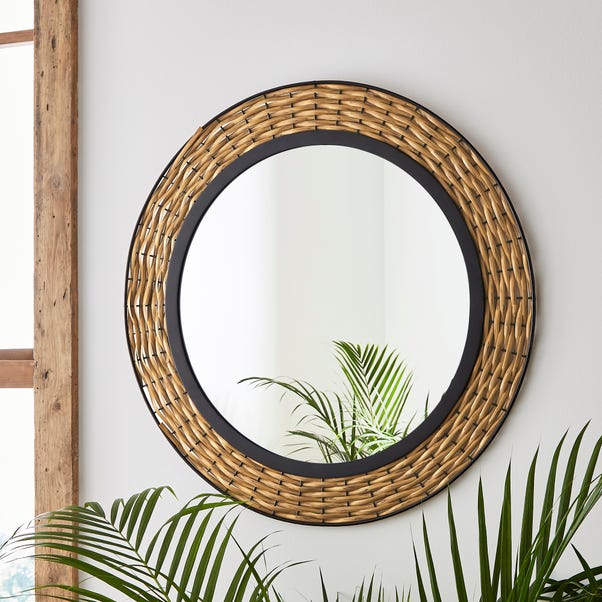 Artisan Round Indoor Outdoor Wall Mirror image 1 of 4