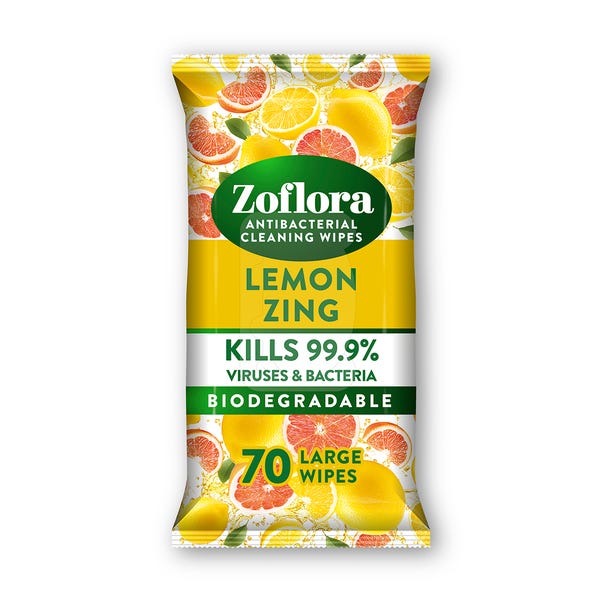 Zoflora Lemon Zing Wipes image 1 of 3
