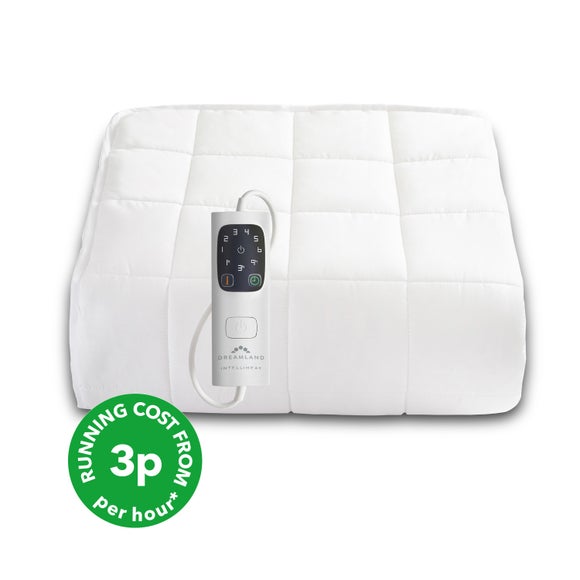 dreamland cotton heated mattress protector single