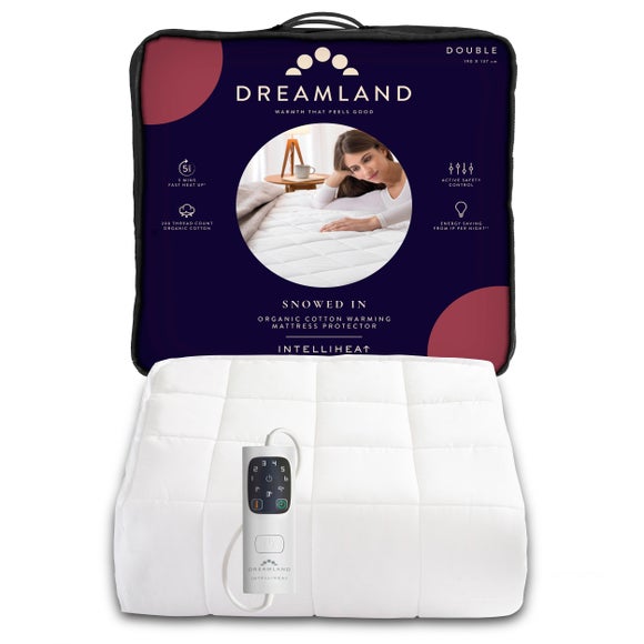 dreamland heated mattress protector dunelm