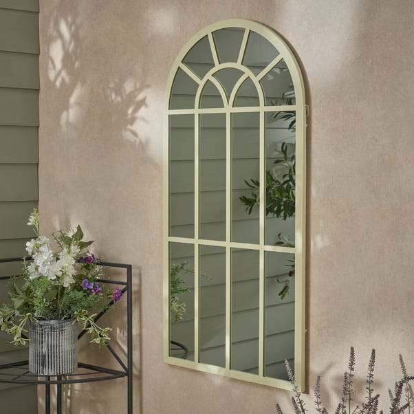 Country Arched Window Indoor Outdoor Wall Mirror image 1 of 5