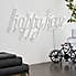 Happy Hour Neon Sign Clear