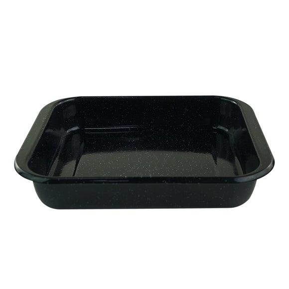 Enamel roasting outlet dish