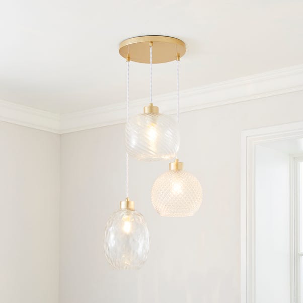 Elodie 3 Light Cluster Ceiling Fitting image 1 of 5