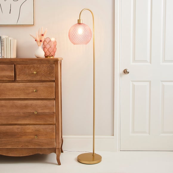 Rose gold 2024 lamp dunelm