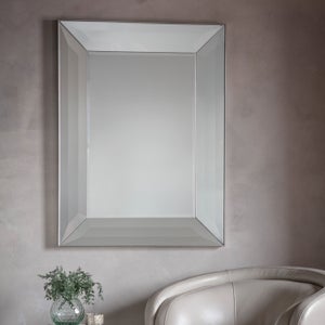 Cedar & Sage Gallina Rectangle Overmantel Wall Mirror